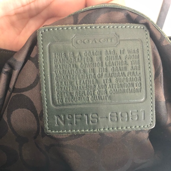 Coach Bags Vintage Coach Hunter Green Shoulder Bag Poshmark